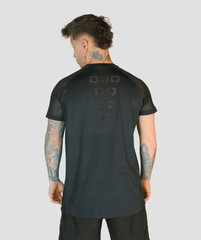 Camiseta Malla Negra Rayox - Rayox